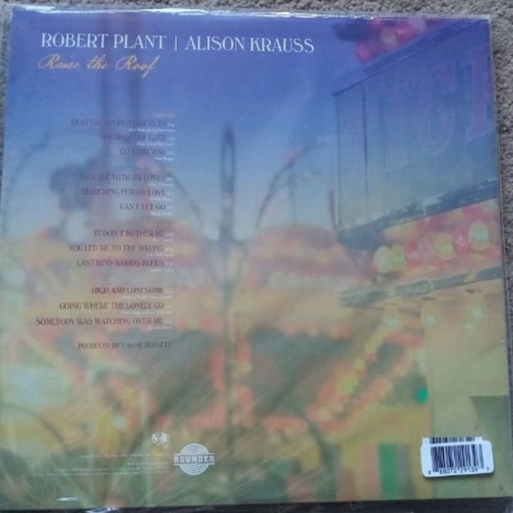 Robert Plant & Alison Krauss Raise The Roof 2-LP ~ Exclusive Color ~ New/Sealed! - Picture 2 of 2